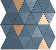 Mek Blue Mosaico Diamond Gold Wall Atlas Concorde