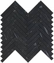 Marvel Nero Marquina Herringbone Wall (9SHN) 30,5X30 Керамическая плитка Atlas Concorde