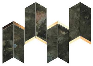 Marvel Chevron Brasil Green (9MCO) 17x41,4 Керамическая плитка Atlas Concorde