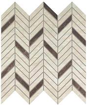 MARVEL Imperial White Mosaico Twill Lap. (AEPT) 30x31 Керамогранит Atlas Concorde