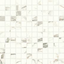 Marvel Calacatta Prestigio Mosaico Lapp (A424) Керамогранит Atlas Concorde