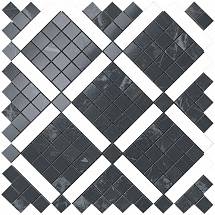 Marvel Noir Mix Diagonal Mosaic (9MVH) 30,5x30,5 Керамическая плитка Atlas Concorde